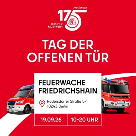 Tag der offenen Tür Feuerwache Friedrichshain